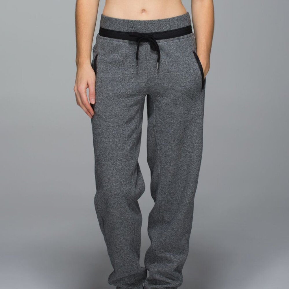 Lululemon Karmacollected Pant Size 8 Heathered Speckled Black LIKE NEW